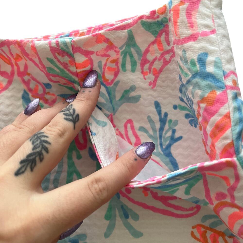 Lily Pulitzer Marigold Skort Crab Print Resort White Size 0 - Picture 2 of 8